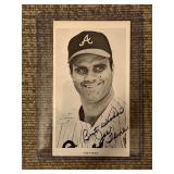 Joe Torre Signed Black and White Photo