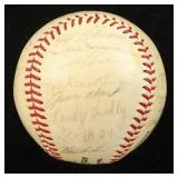 1964 Giants ONL Baseball Signed By (27) Willie...