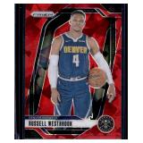 2024 Panini Russell Westbrook Red Cracked Ice