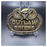 1988 Vintage Outlaw Bikers Belt Buckle The...