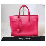 Yves Saint Laurent Pink Leather Sac de Jour...