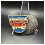 VINTAGE BELT BUCKLE NETS BASKETBALL BROOKLYN...