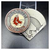 Vintage 1994 Pewter Boston Red Sox Belt Buckle...