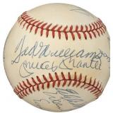 500 Home Run Club Multi Signed by 11 OAL...