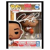 Dennis Rodman Signed Auto Funko Pop #160 NBA...