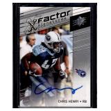 2009 SPx #X-CH Chris Henry X-Factor Signatures
