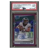2020 Optic JALEN HURTS Red Rookie Auto /50 On...