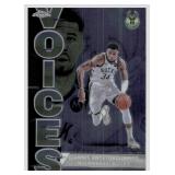 2025-26 Topps Chrome Voices Giannis...