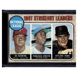 1968 Topps #11 NL1967 Strikeout Leaders