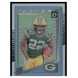 2025 Donruss Optic Matthew Golden Rookie Green...