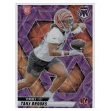 2025 Panini Mosaic Purple Tahj Brooks Rookie...