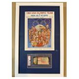 1984 Michael Jordan Signed USA Olympic Team vs....