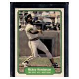 1982 Fleer Set-Break #643 Rickey Henderson