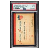 1956 American Association Season Pass, PSA...