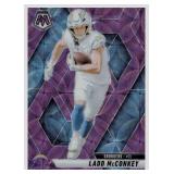 2025 Panini Mosaic Purple Ladd McConkey Los...