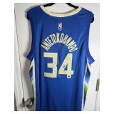 Giannis Antetokounmpo Signed Bucks Jersey COA