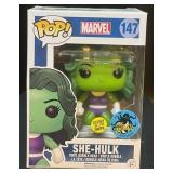 Funko Pop! Marvel She-Hulk Glow in LA Comikaze...