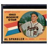 1960 Topps #143 Al Spangler Rookie Card