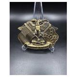 VINTAGE 1992 AMERICAN VINTAGE BELT BUCKLE STARS...