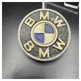 Vintage 1970s BMW Metal Belt Buckle Rare