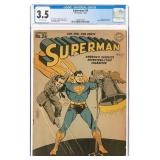 Superman #26 (DC, 1944) CGC VG- 3.5 Radio...