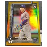 2025 Topps Update #US312 Hyeseong Kim Gold Holo...