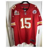 Patrick Mahomes Signed Superbowl Chiefs Jersey COA