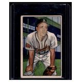 1952 Bowman Baseball Sibby Sisti Boston Card #100