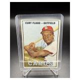 Curt Flood Autographed Signed 1967 Topps Card #245