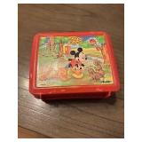 Vtg Mickey Mouse Aladdin City Zoo Disney Red...