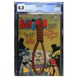 Batman #67 DC Comics  1951 CGC 4.0 VG Off White...