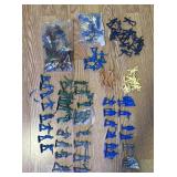 Vintage Plastic Toy Figure Lot Cowboys Indians...