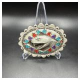 1996 Great American Buckle Rattlesnake Native...