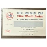 Yankees 1964 World Series Press Hospitality...