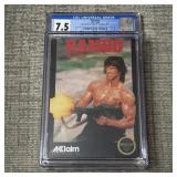 Rambo (Nintendo NES) CIB GRADED CGC 7.5