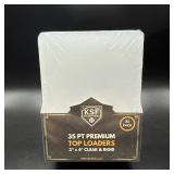 3' X 4' KSF PREMIUM Top Loaders 35pt Pack of 25...