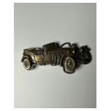 Vintage Baron Belt Buckle Antique Roadster...