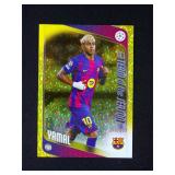 2025-26 Topps UEFA Lamine Yamal #10 Yellow Holo...