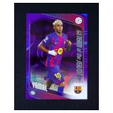 2025-26 Topps UEFA Lamine Yamal #10 Purple...