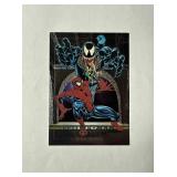 Spider-Man VS. Venom Rare Card - 1992 Marvel...