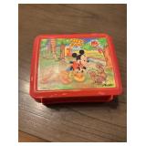 Vtg Mickey Mouse Aladdin City Zoo Disney Red...