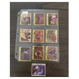 1977 The Gong Show Stickers Lot of 10 Fleer Mint