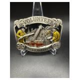 Vintage 1986 Volunteer Firefighter Belt Buckle...