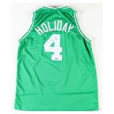 Jrue Holiday Autographed Green Boston Celtics...