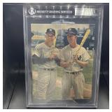 Mickey Mantle Billy Martin Signed Vintage Photo...