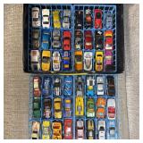 Vintage Matchbox Hot Wheels Car Lot w/ Case 70s...