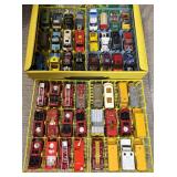 Vintage Matchbox Lesney Fire Truck Lot w/ Case...