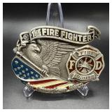 Vintage 1994 Fire Fighter Belt Buckle - Great...