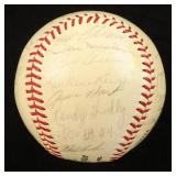 1964 Giants ONL Baseball Signed By (27) Willie...