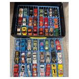 Vintage Matchbox Hot Wheels Car Lot w/ Case 70s...